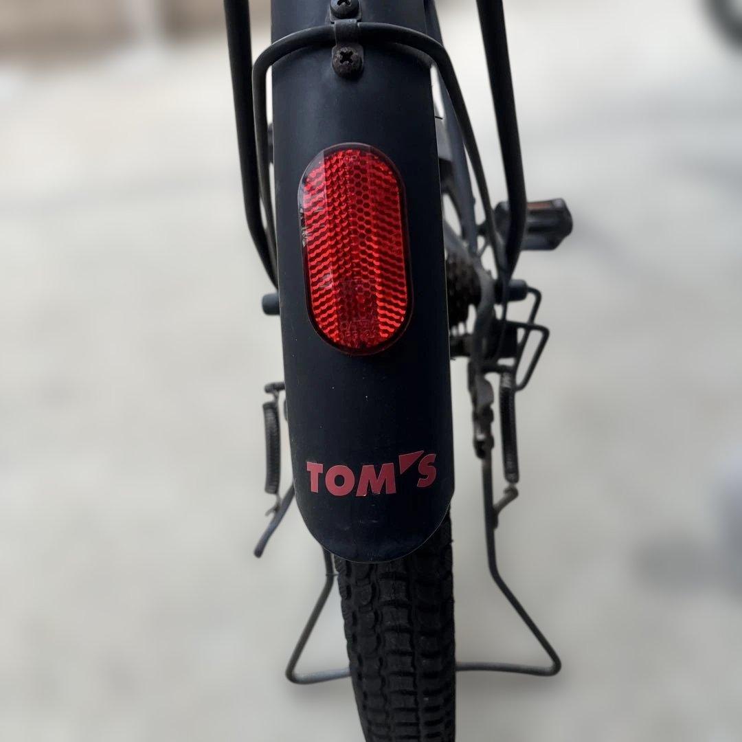 【レボルテ】シティサイクル ブラック バスケット付き