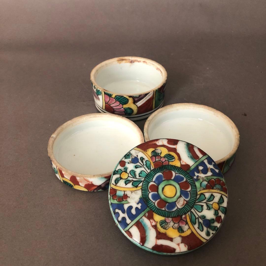 骨董陶器　三段重