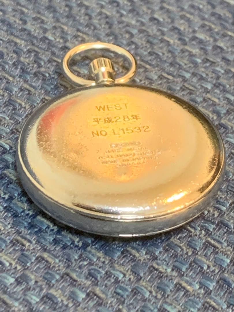 H*o様 JR西日本 運転士懐中時計 SEIKO ルミブライト 蓄光 鉄道部品