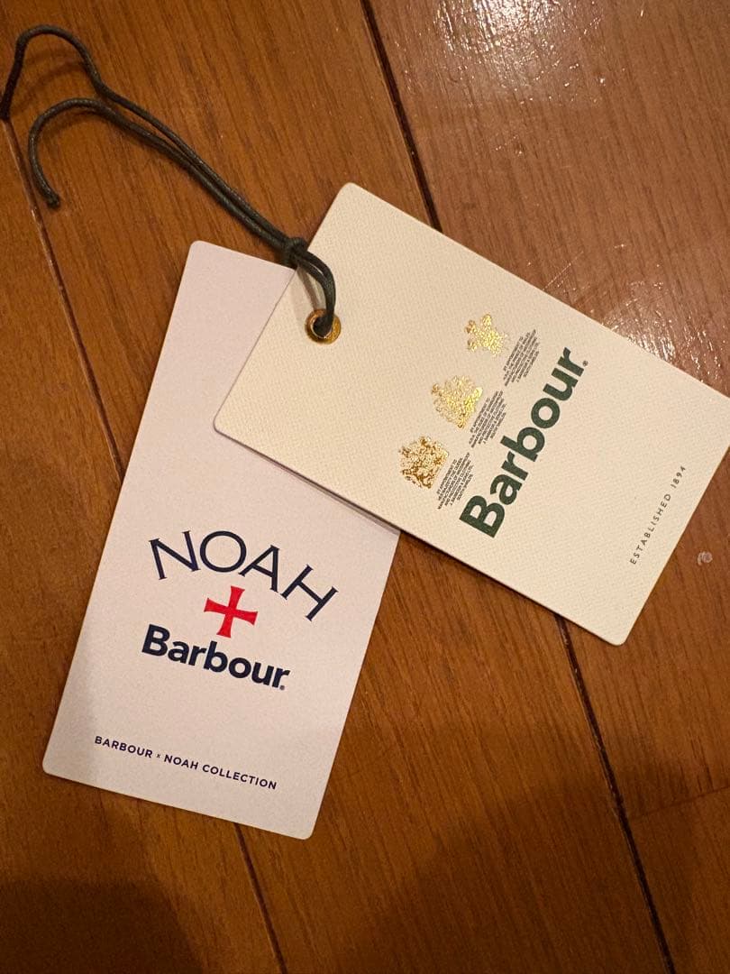 NOAH Barbour ポパイ刺繍ジャケット S ネイビー