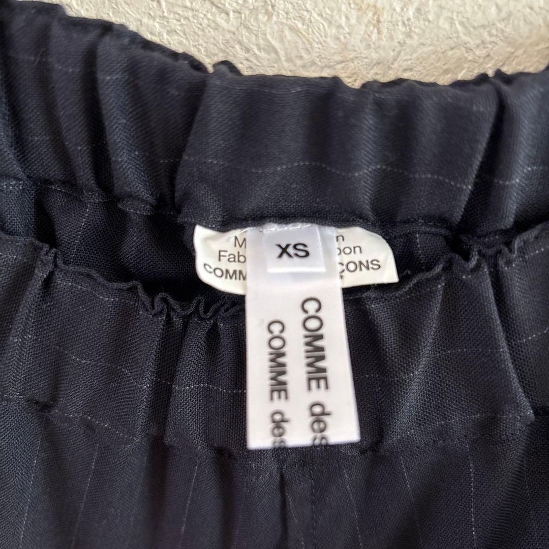 COMME des GARÇONS ネイビー サルエルパンツ XS