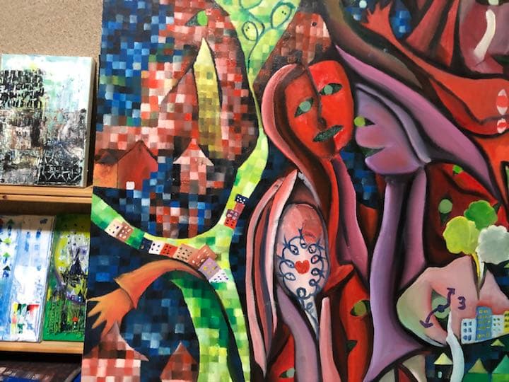 街 人 油彩 F50 usafilm