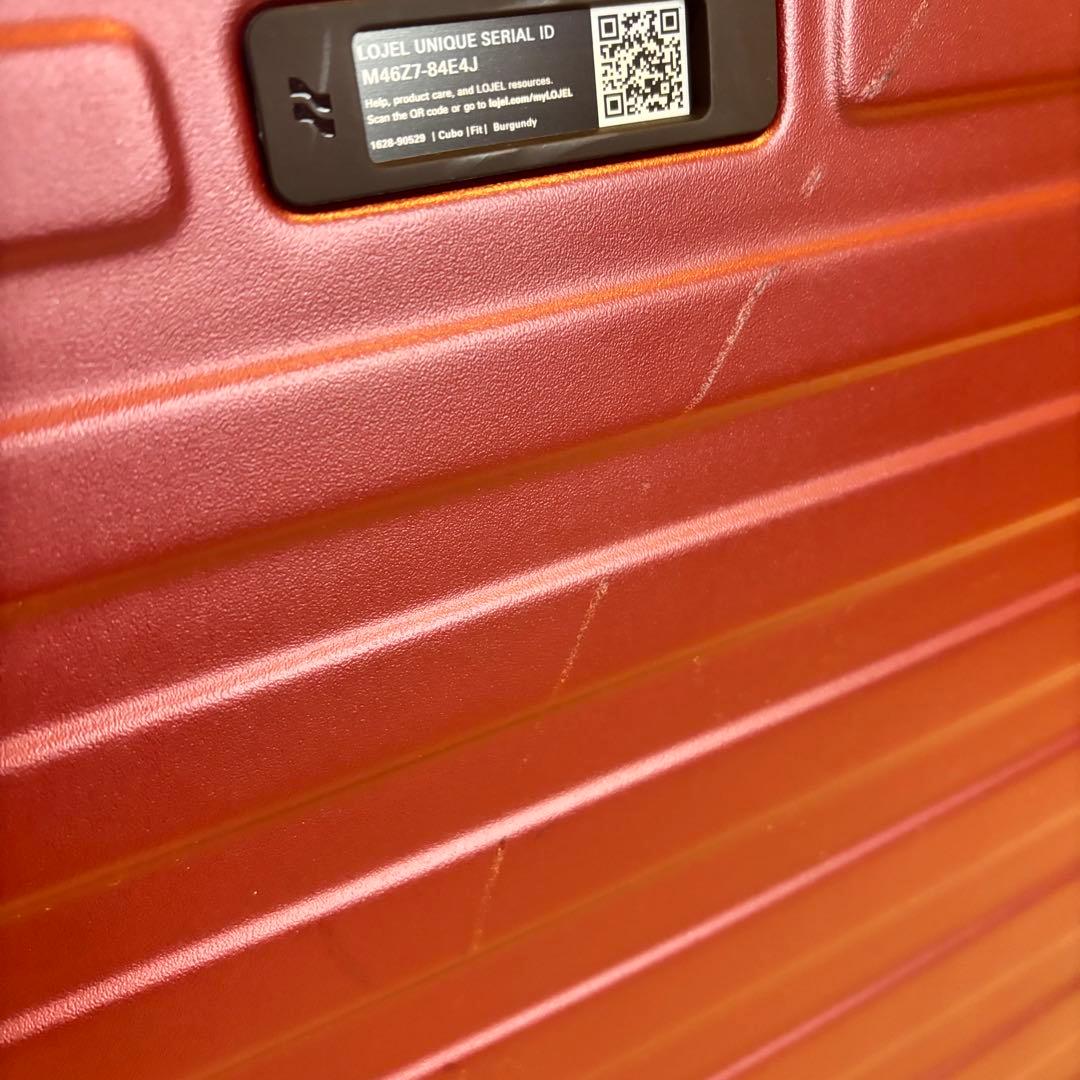 ロジェール キューボ フィット バーガンディLOJEL TSAナンバーロック