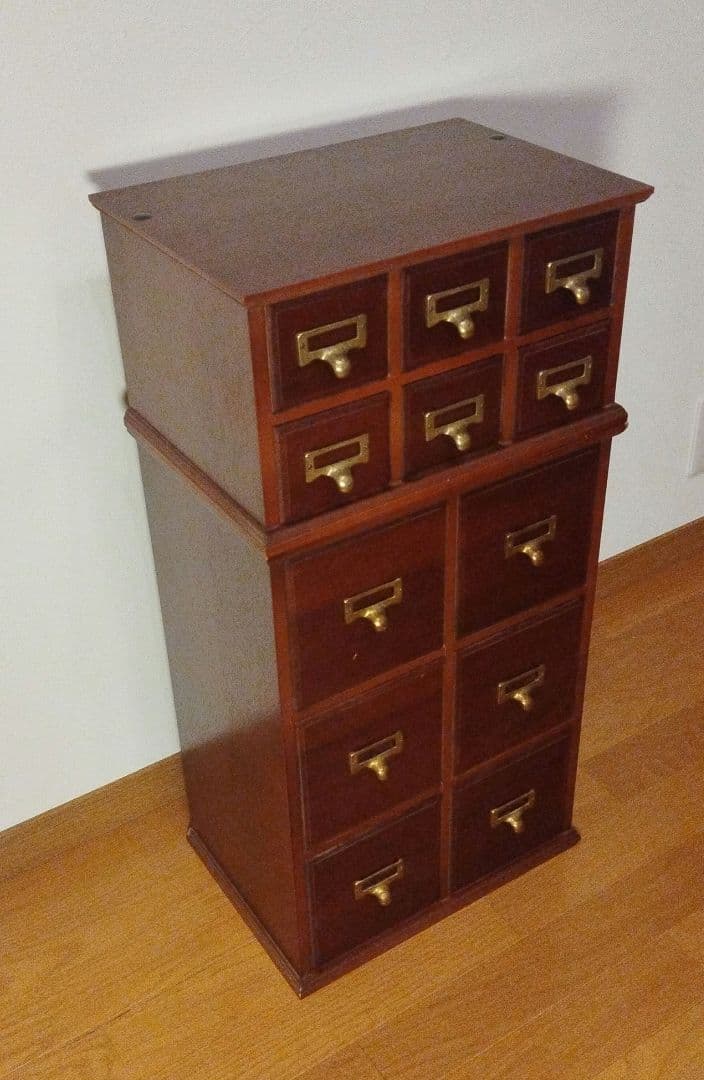 アンティーク 木製 引き出し収納 12個引出し おしゃれ 小物入れ レトロ