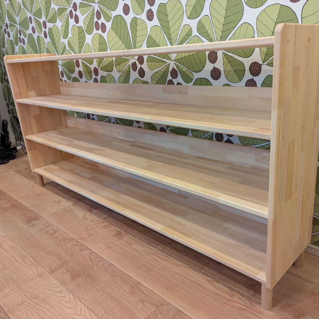 いちご　木製棚　絵本棚　本棚✨ウッドシェルフ　ハンドメイド　モンテッソーリ