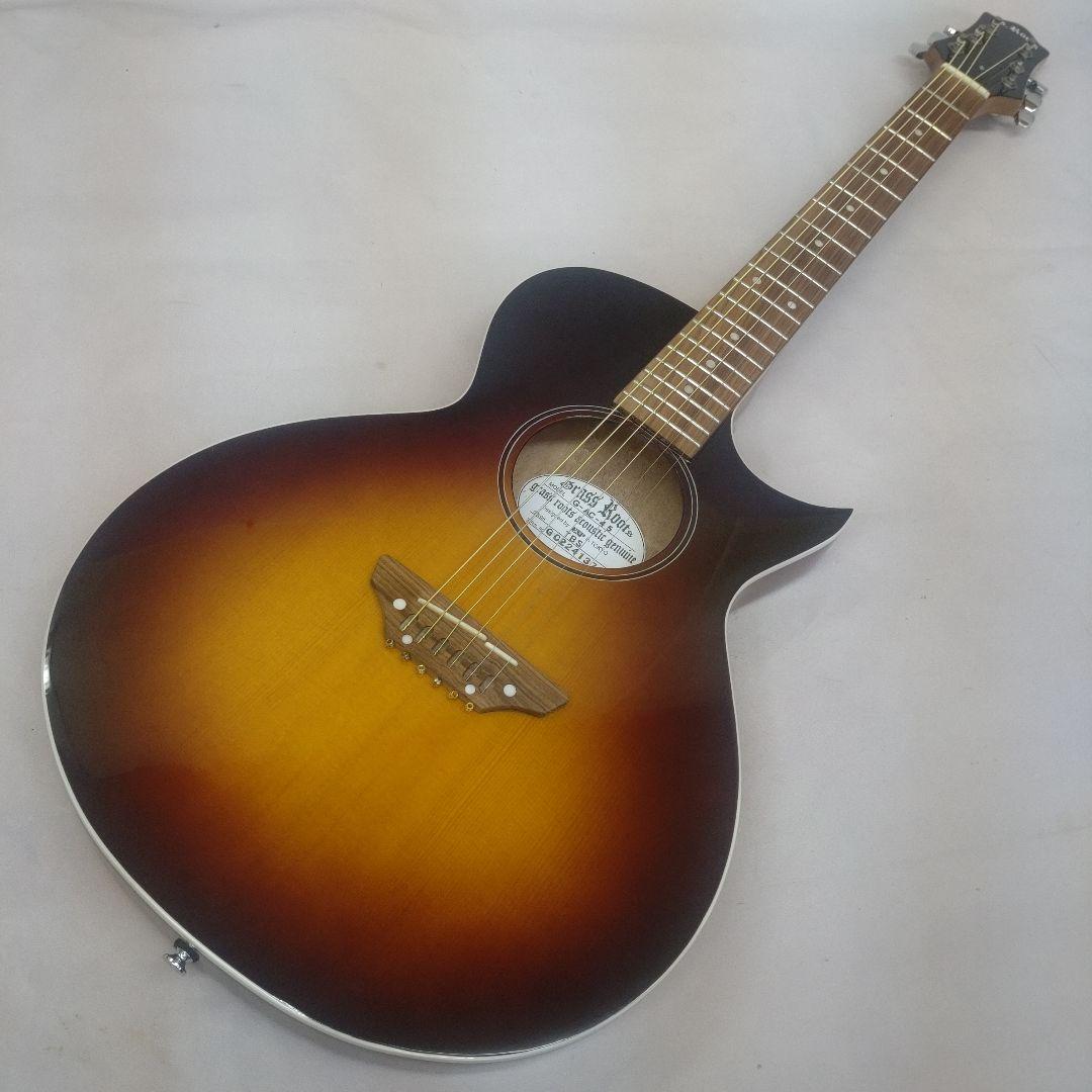 GrassRoots G-AC-45 レスポールシェイプアコギ！【美品】