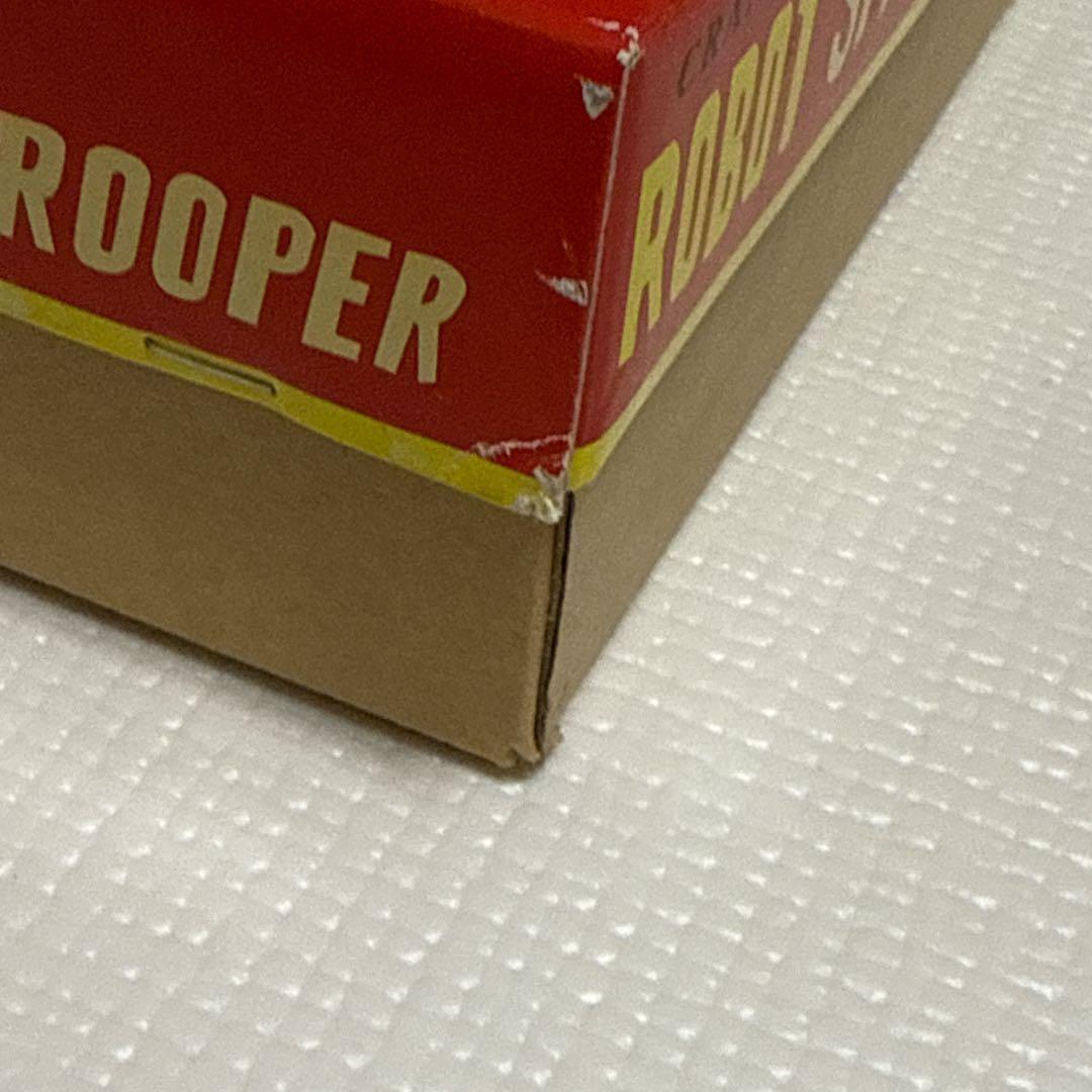 ロボット スペーストルーパー 赤　ブリキロボット