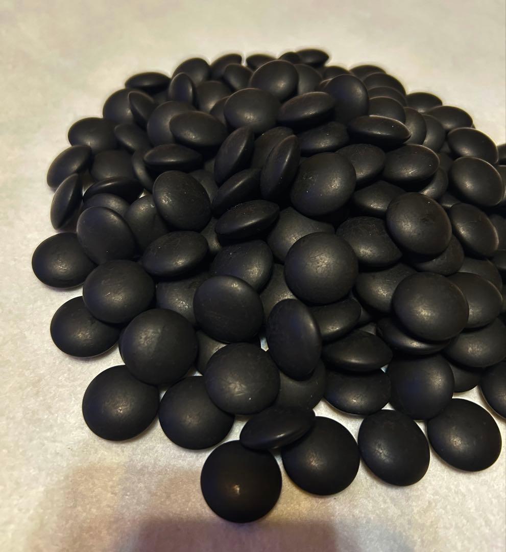 囲碁 碁石 蛤 那智黒 34号 碁笥