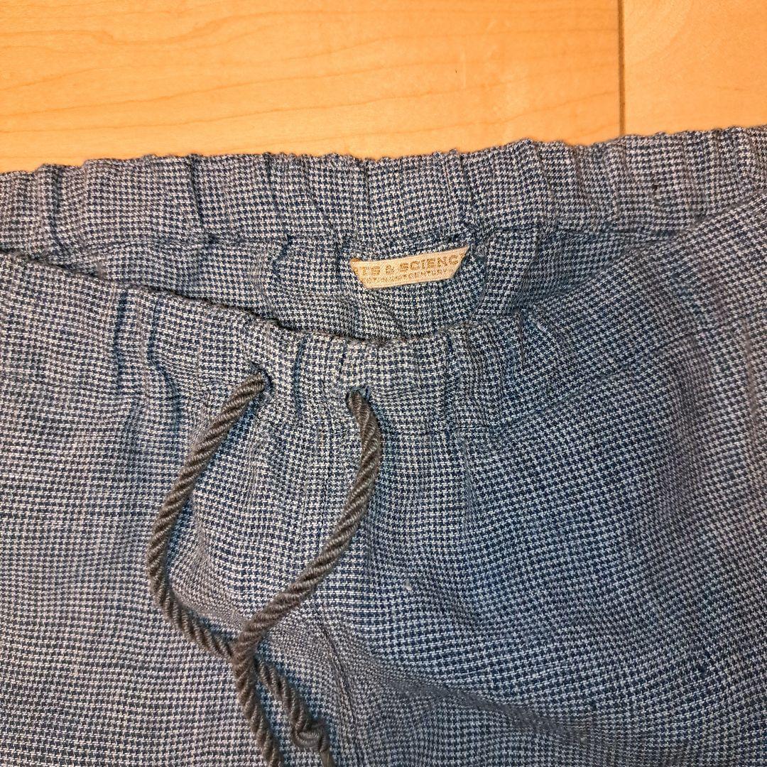 ARTS&SCIENCE チェックリネンパンツ