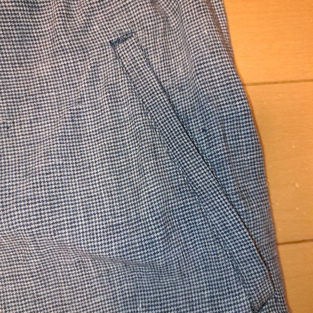 ARTS&SCIENCE チェックリネンパンツ