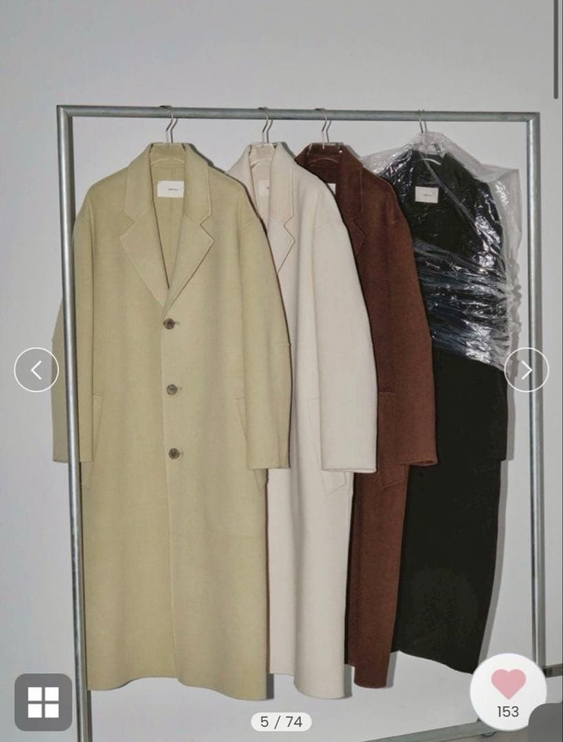 todayful トゥデイフル　wool over coat