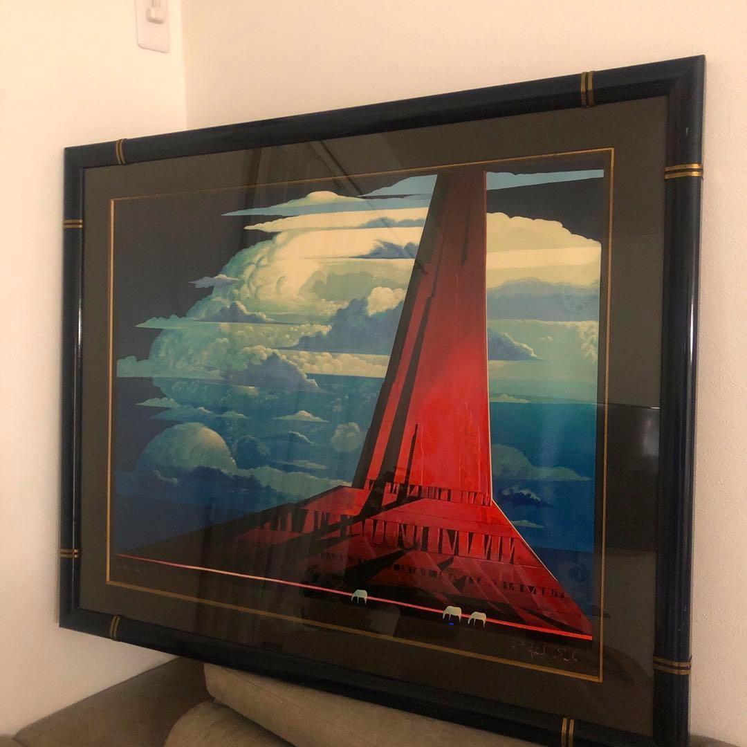 奇才アイベンロール大型版画 限定150/7　サイレントサンダー 85✖105cm