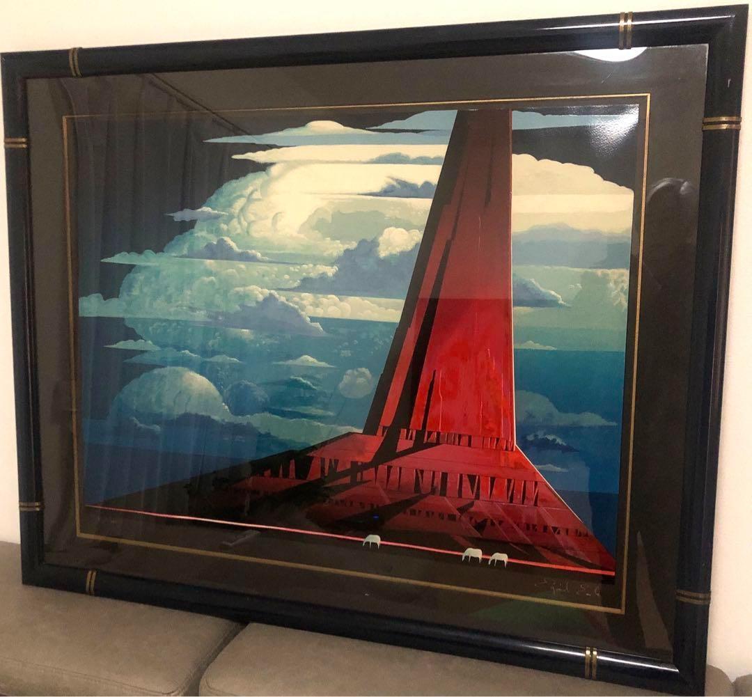 奇才アイベンロール大型版画 限定150/7　サイレントサンダー 85✖105cm