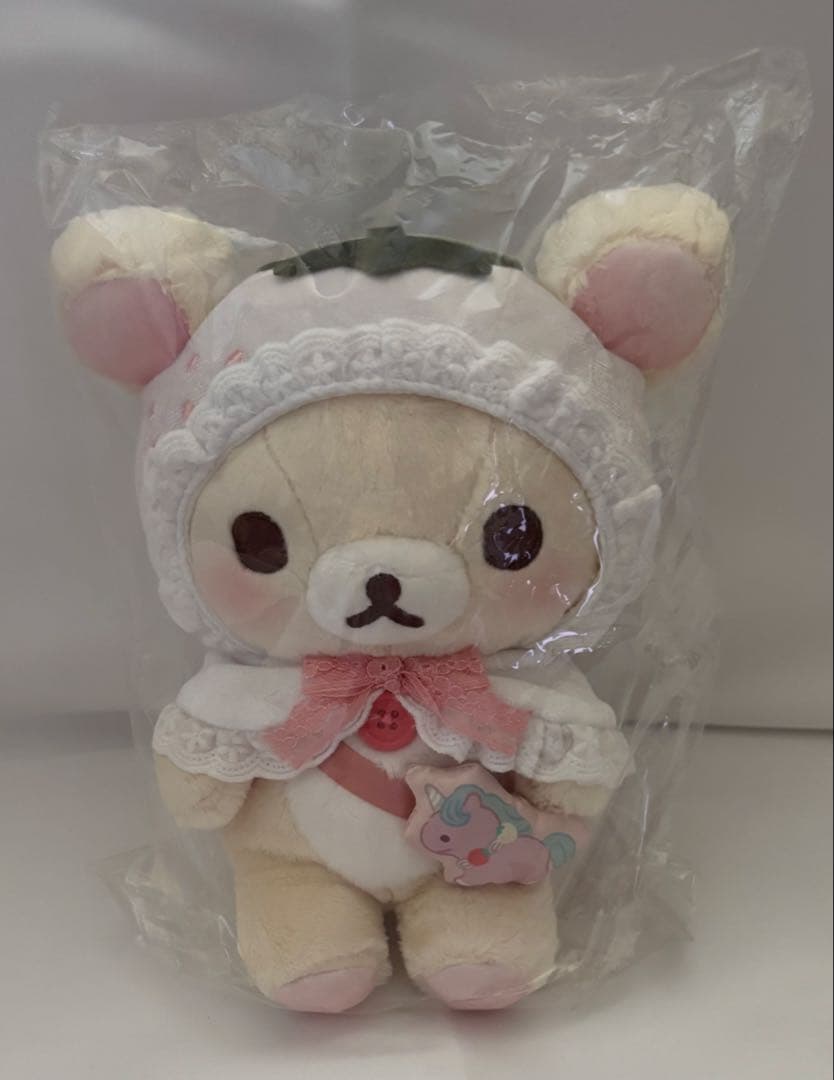 リラックマ コリラックマ（ストロベリーショートケーキ・白いちご）限定ぬいぐるみ