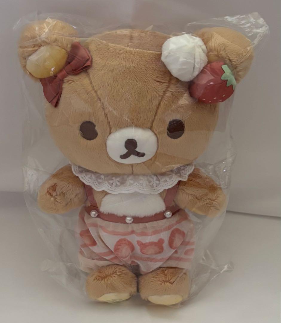 リラックマ コリラックマ（ストロベリーショートケーキ・白いちご）限定ぬいぐるみ