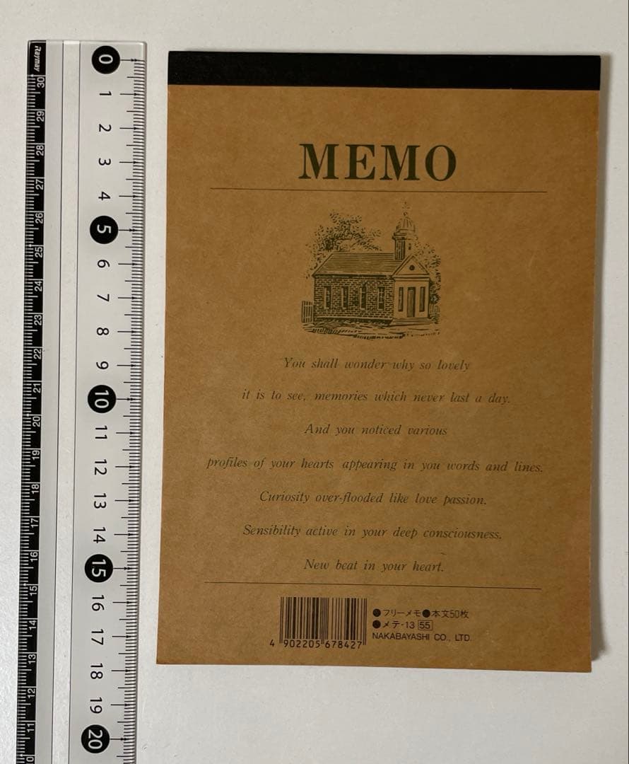 【匿名配送】ナカバヤシ　Nakabayashi メモ帳 文房具　昭和レトロ