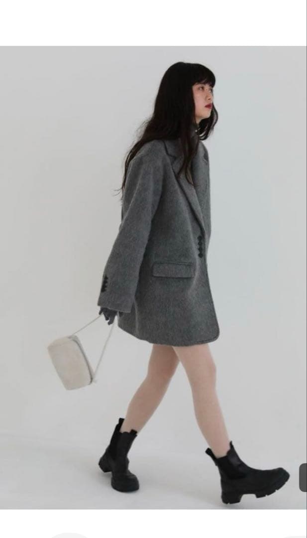 aere shaggy jacket coat シャギージャケットコート