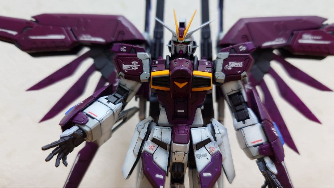 家猫ラムネ　塗装済　RG　デスティニーインパルス　完成品