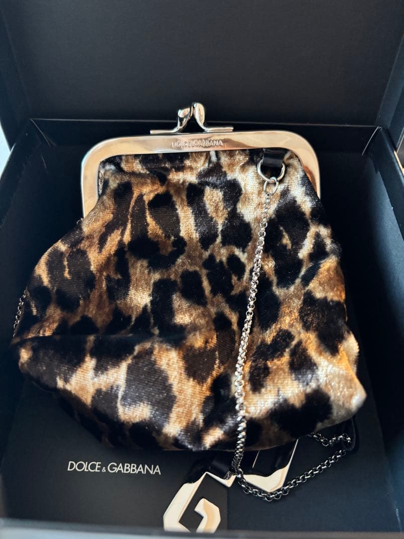 Dolce & Gabbana ヒョウ柄 クラッチバッグ　美品