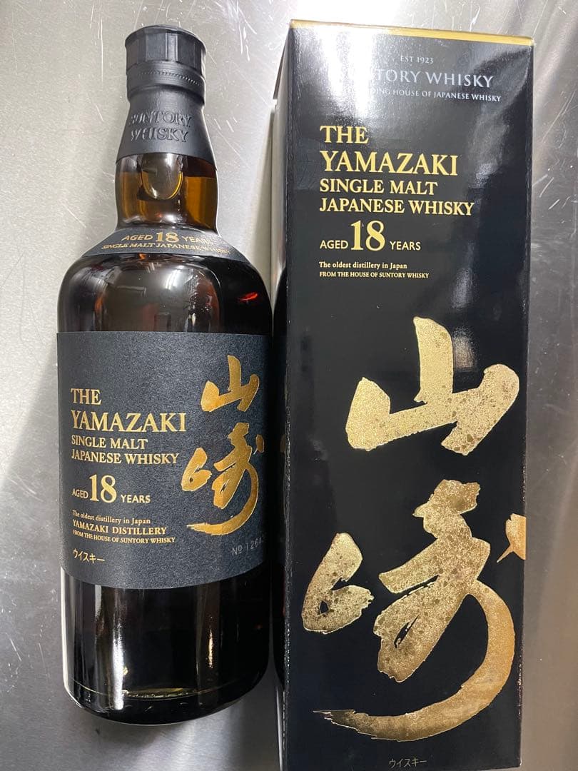 サントリー　山崎 18年 シングルモルトウイスキー 700ml 1本