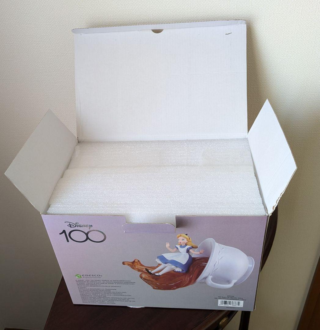 ディズニー100周年限定 アリス フィギュア エネスコ ディズニーショーケース