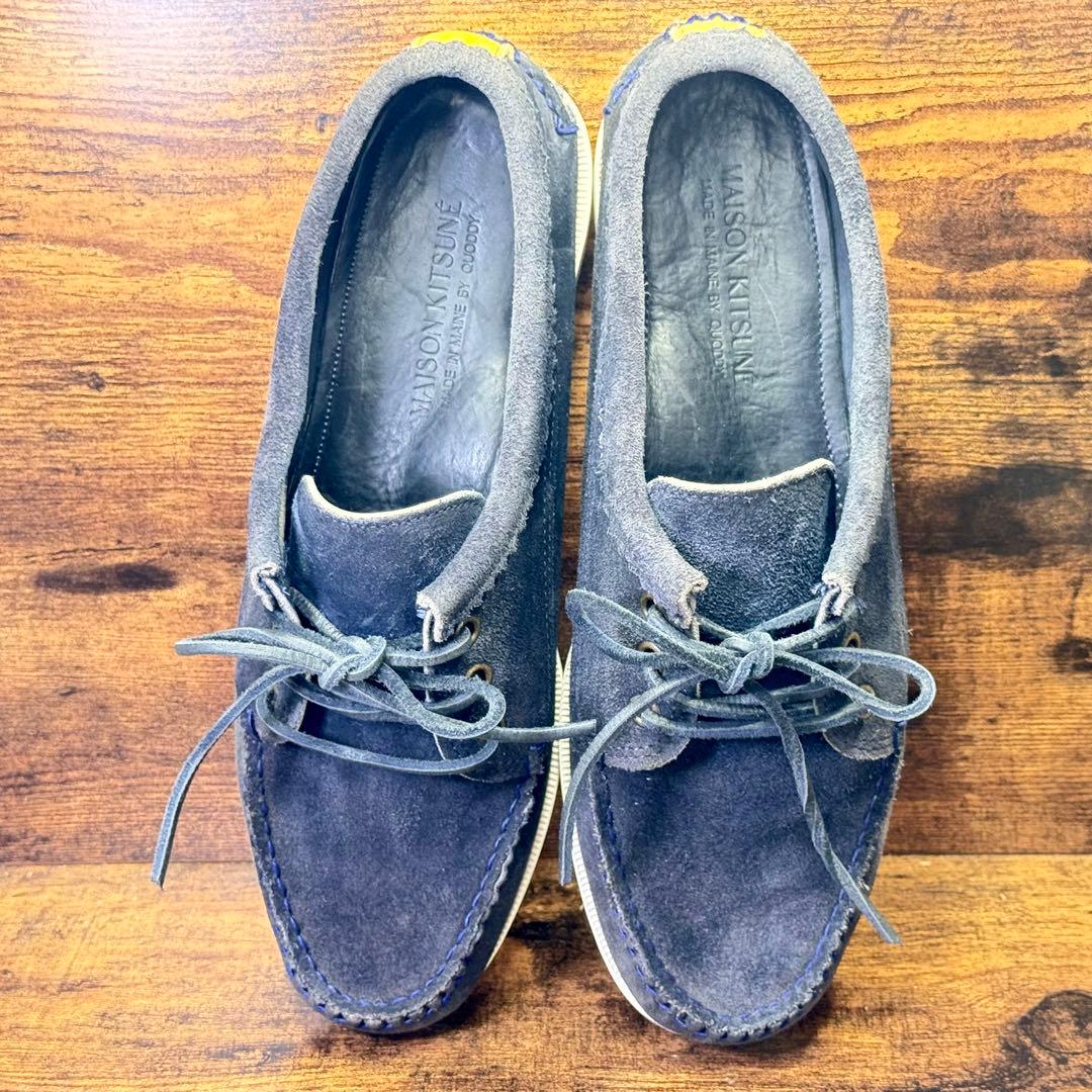 ☆即発 MAISON KITSUNÉ × QUODDY コラボ モカシン 9.5