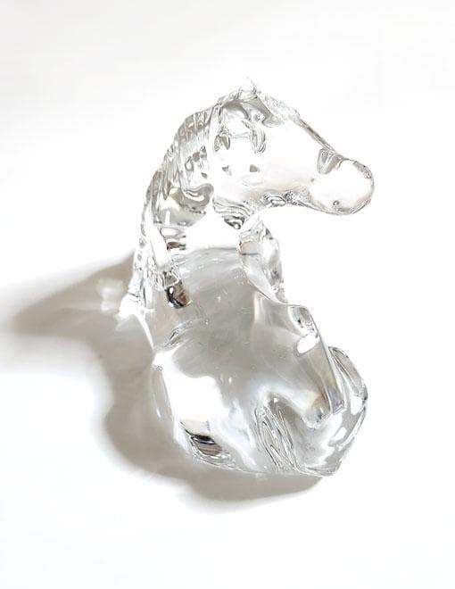 ★バカラ 馬 ポニー 干支 クリスタル フィギュリン