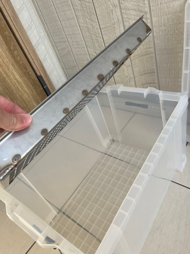 菌糸ブロック崩し　オールステンレス製