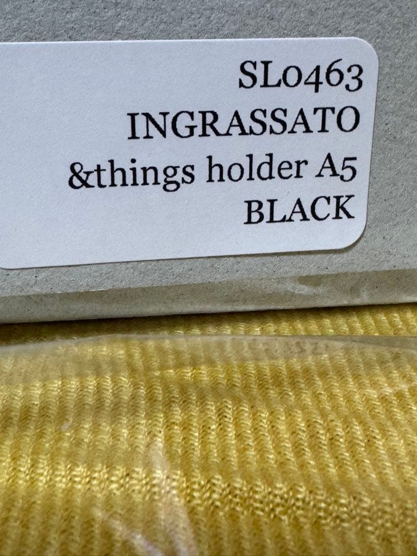 THE SUPERIOR LABOR INGRASSATO A5 完売ブラック