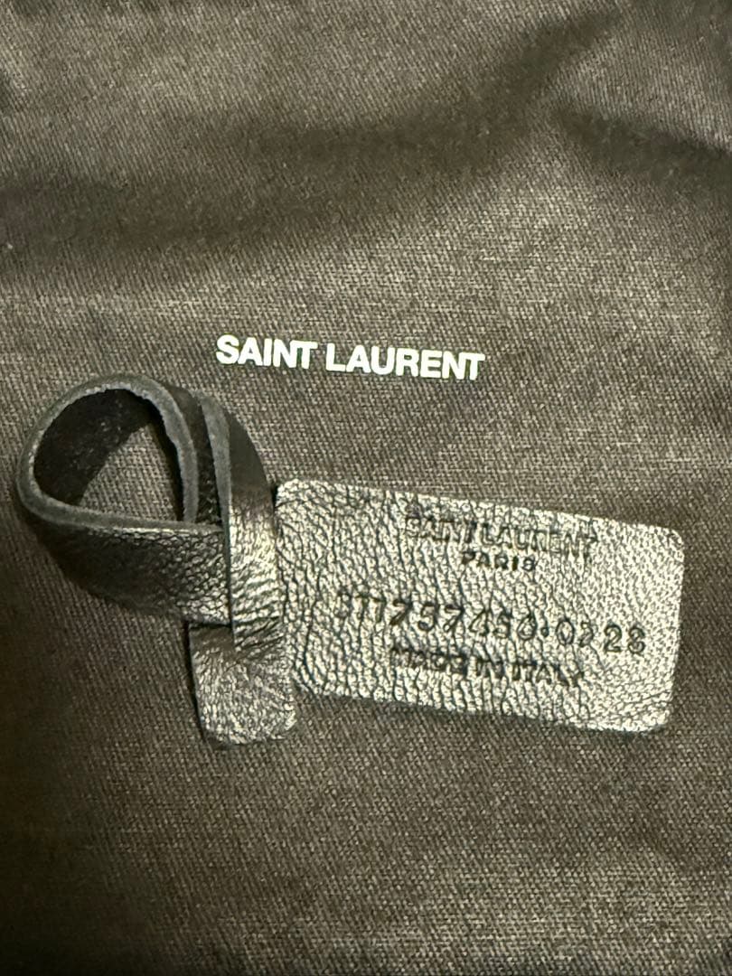 SAINT LAURENT 腕輪 メンズ NERO/CRYSTAL N