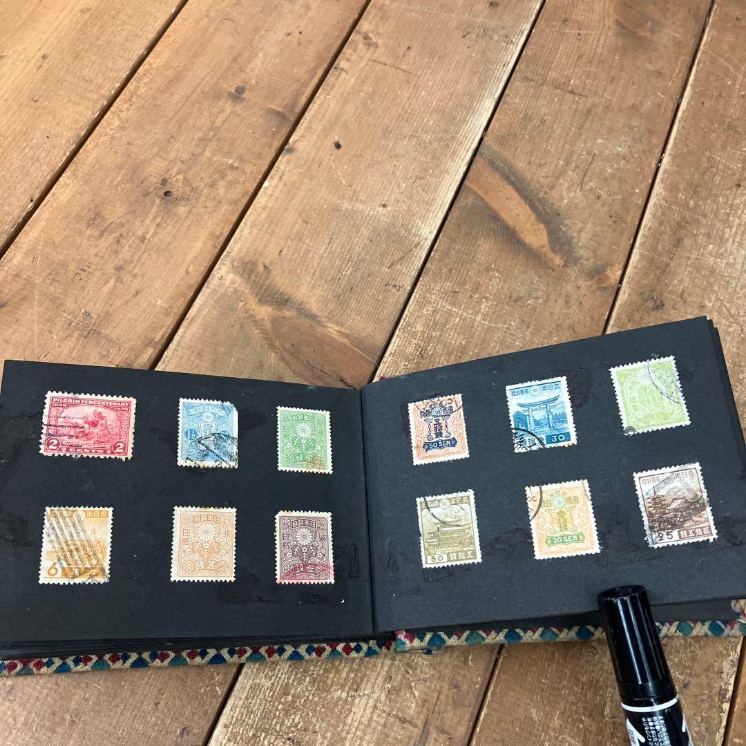 昭和レトロ 使用済み切手 1950年代 一銭五厘 記念切手 他 希少