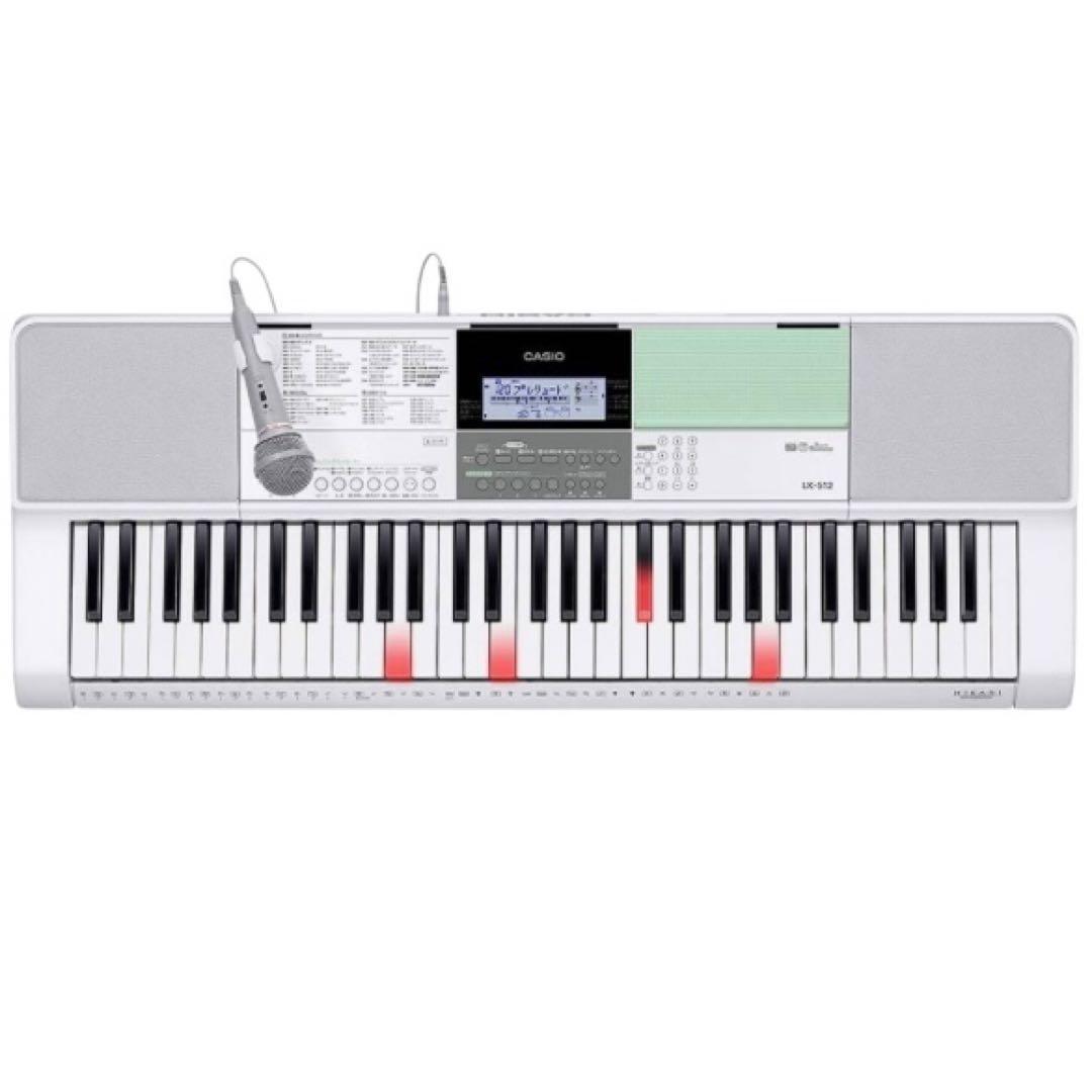 【新品】カシオ 61鍵盤 電子キーボード 光ナビゲーション LK-512