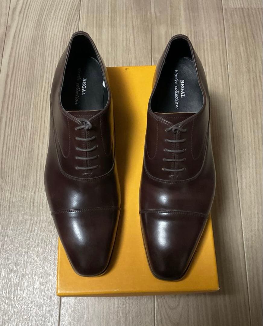 REGAL ダークブラウン レザー ビジネスシューズ　27cm