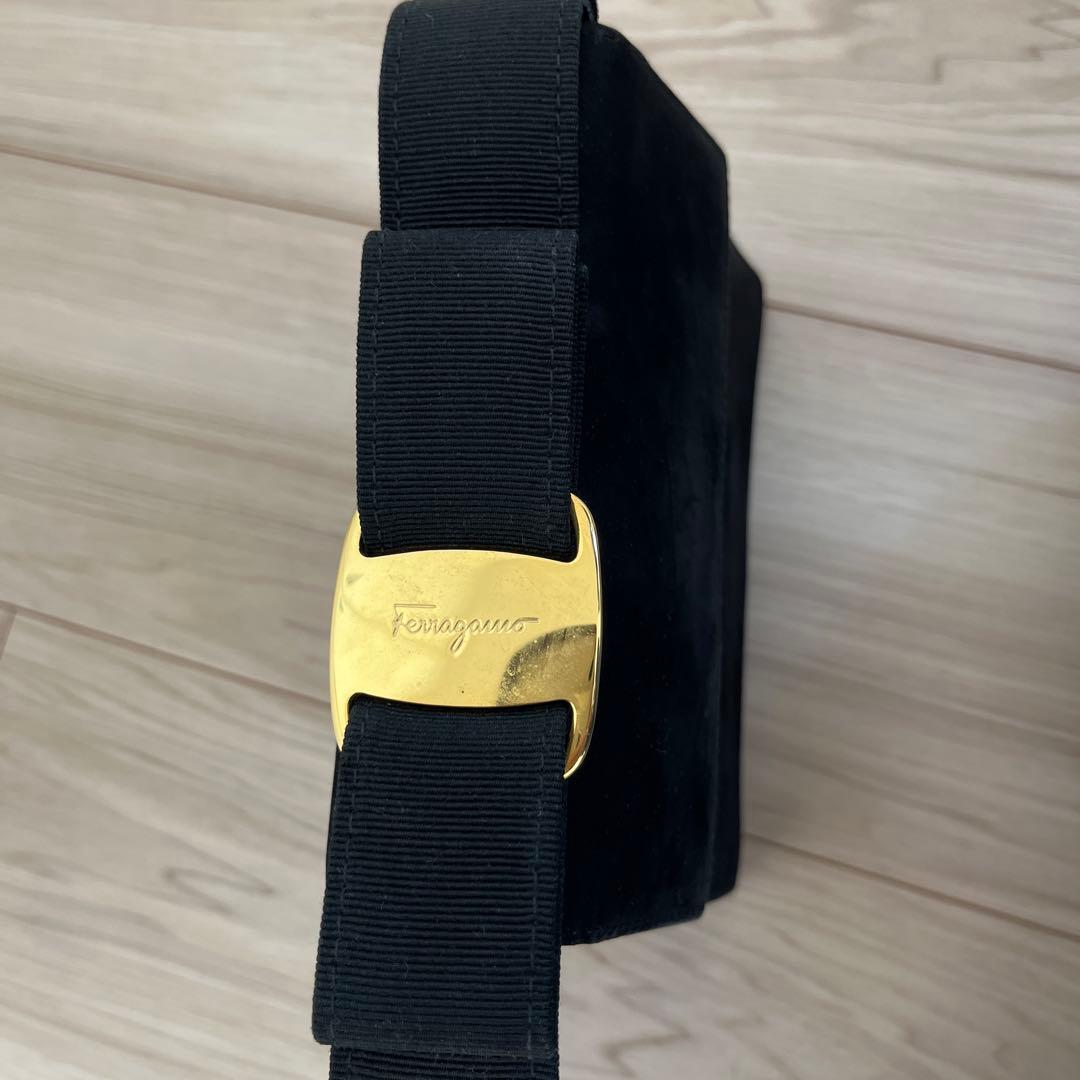 Salvatore Ferragamo ブラック ハンドバッグ