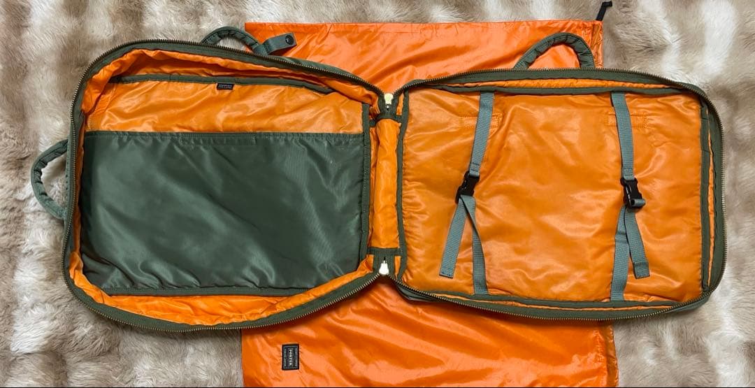 【現行タグ・美品】PORTER タンカー オーバーナイト3way 2層 大容量