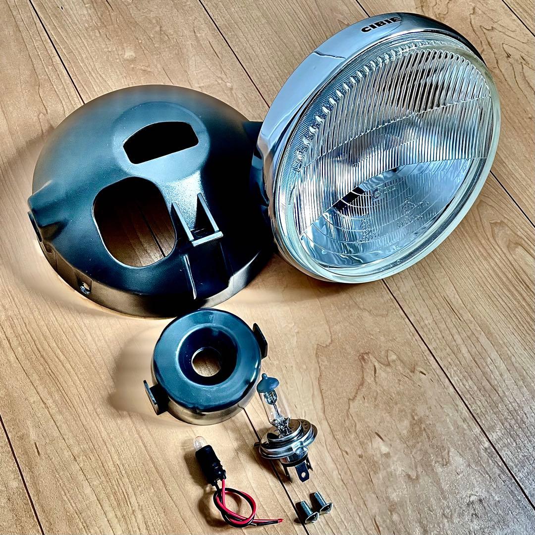 ☆☆☆！　当時物 シビエ 凹み ヘッドライト CIBIE