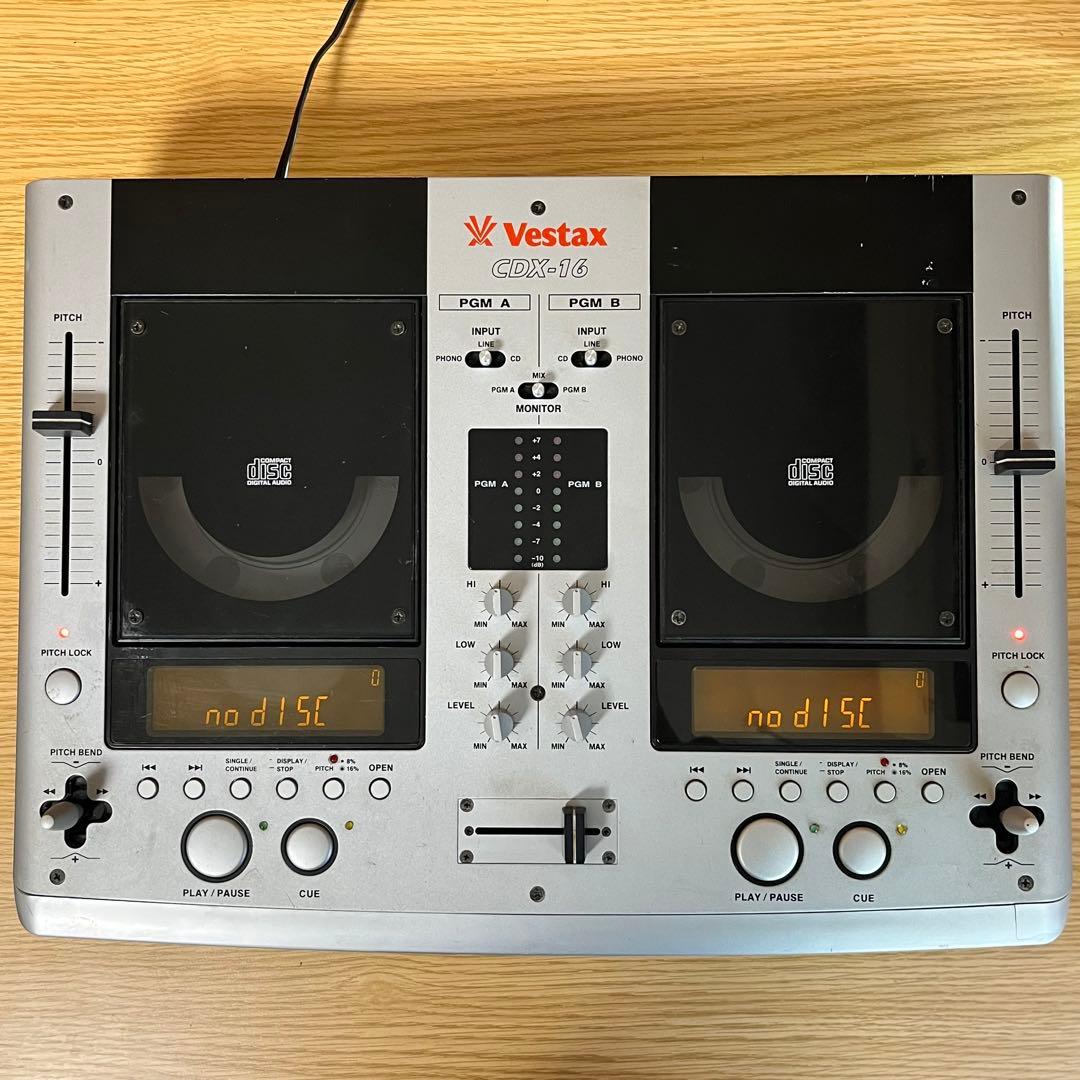 Vestax CDX-16 デュアルCDプレーヤー