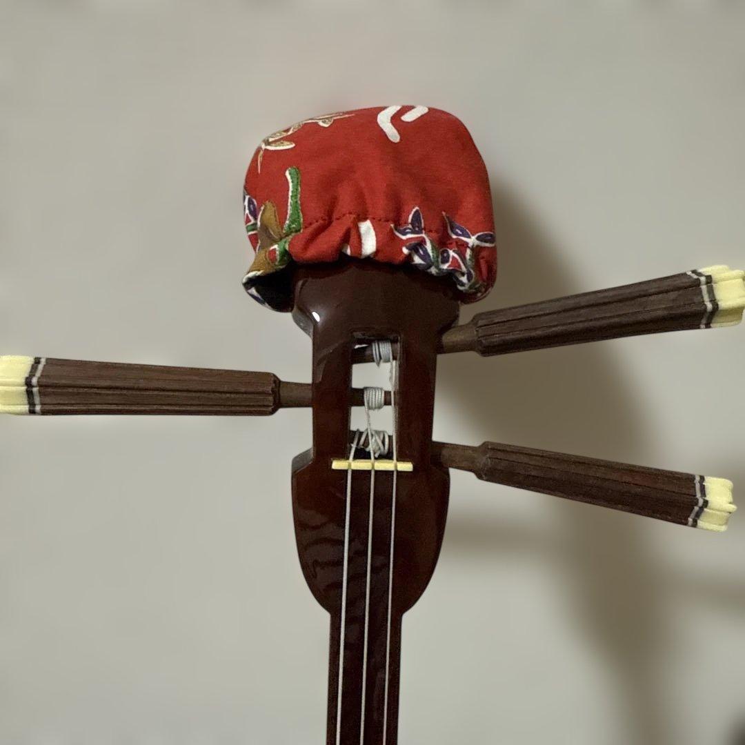 沖縄　三線　弦楽器　ソフトケース付き　リュックタイプ