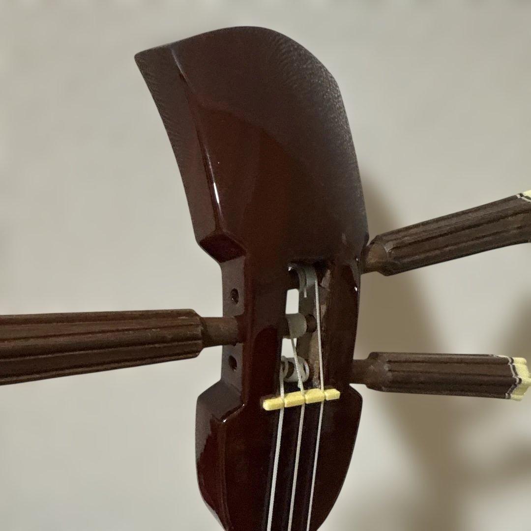 沖縄　三線　弦楽器　ソフトケース付き　リュックタイプ