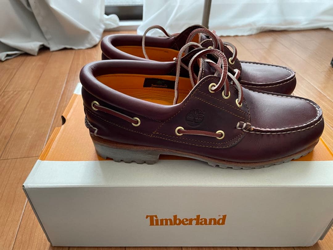 Timberland 3 eye classic lug バーガンディー