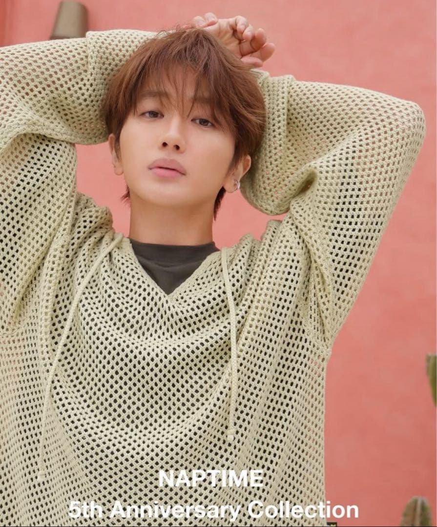 naptime メッシュパーカー Nissy