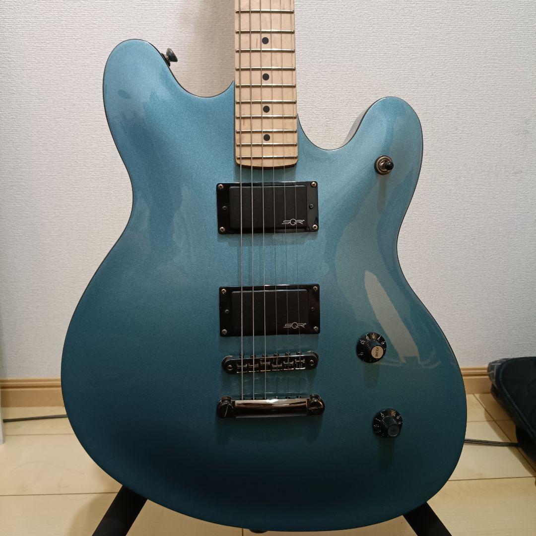 Squier Starcaster ブルーエレキギター