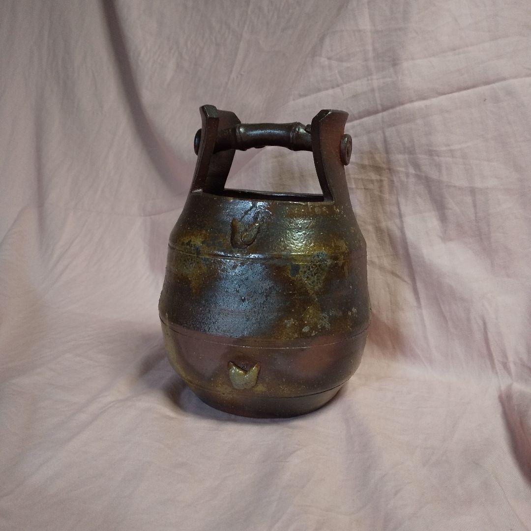 備前焼 小西陶古 花生け