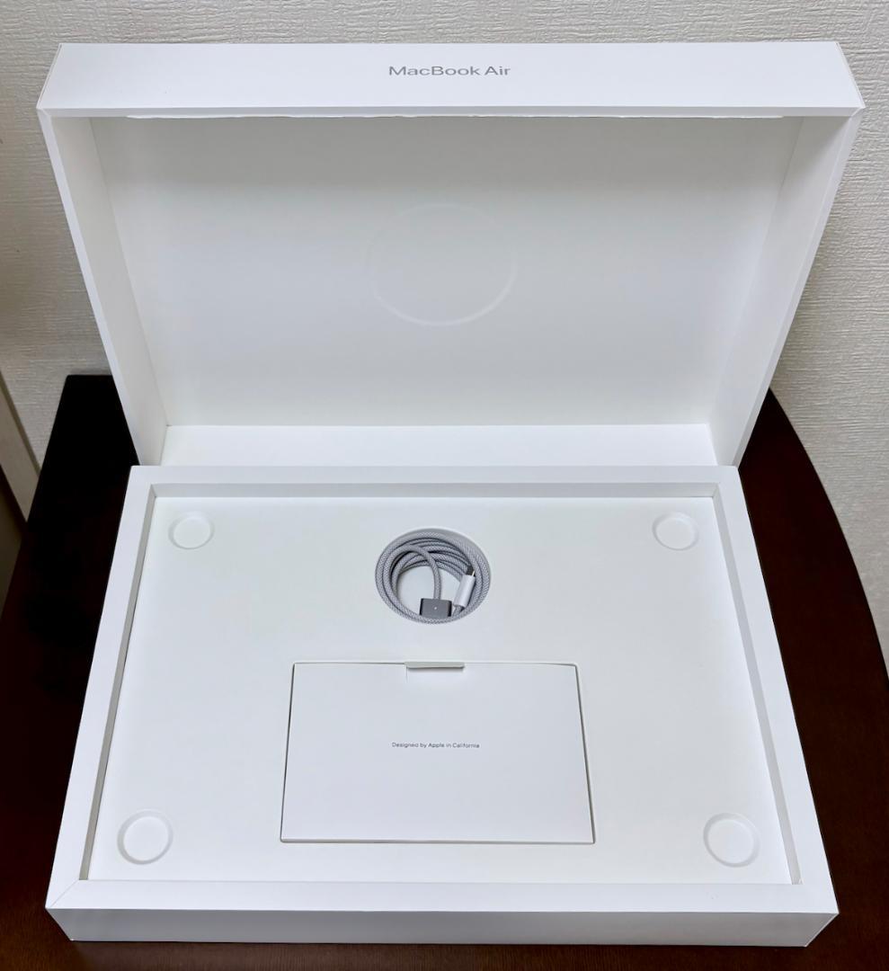 【美品】MacBook Air 15インチ M2 512GB 保証付 付属品完備