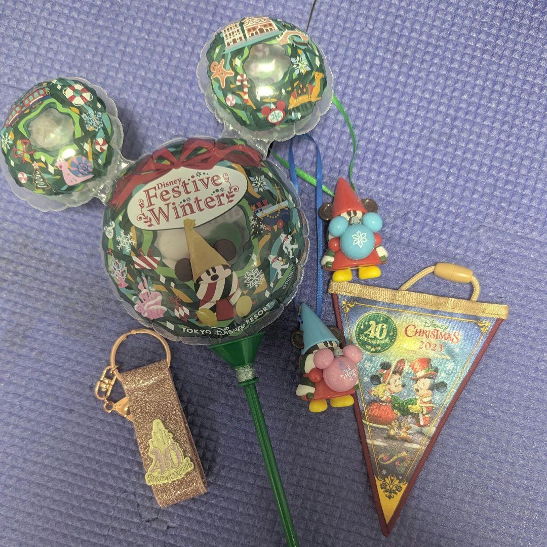ディズニークリスマス2024 グッズセット　40周年カチューシャホルダー