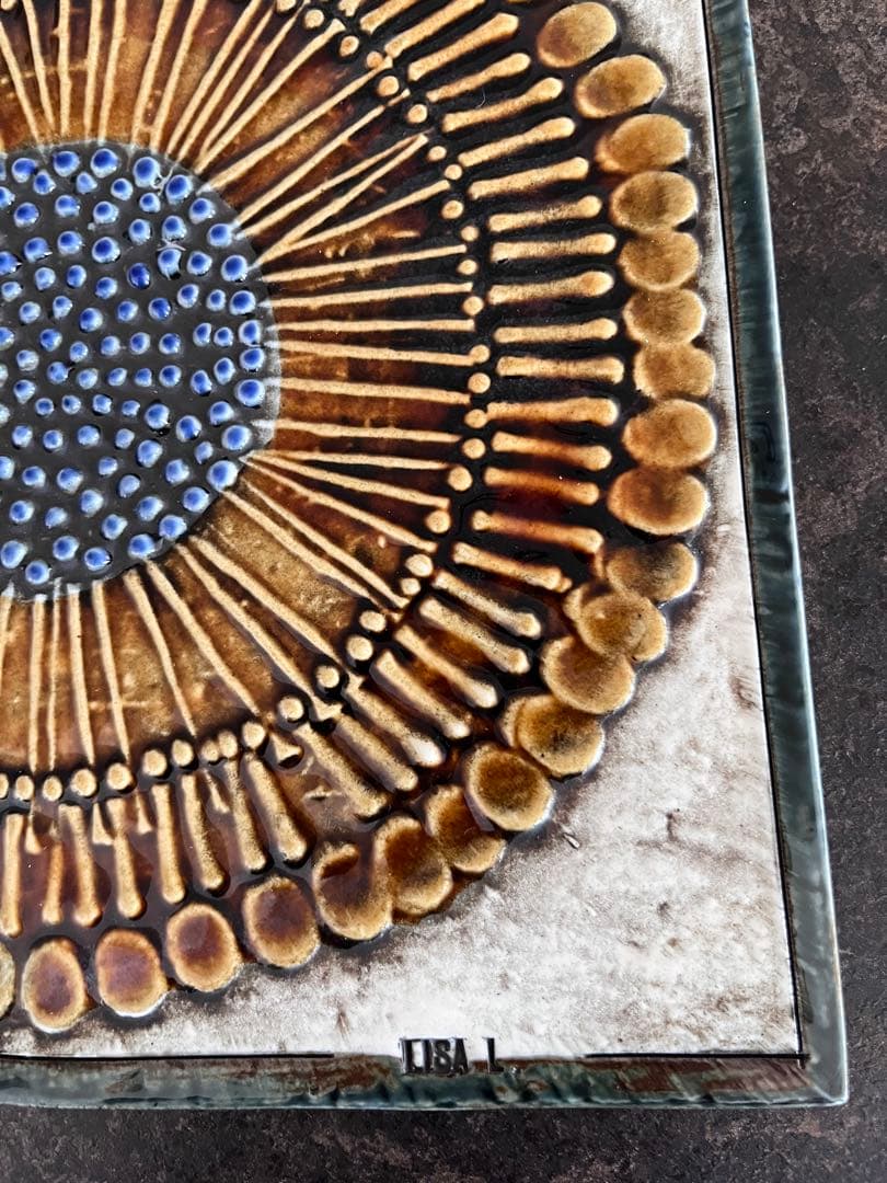 リサラーソン　陶板　北欧ヴィンテージ　リサ・ラーソンヴィンテージ