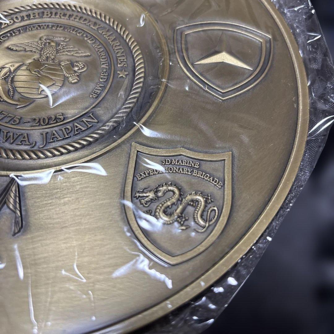 250th Marine Corps Birthday 米海兵隊誕生記念プレート