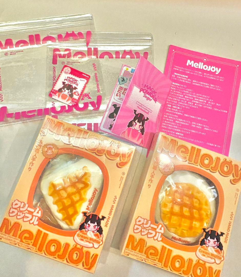 Mellojoy 新パケクリームワッフル さんかく&まる新品未開封シュリンク付き
