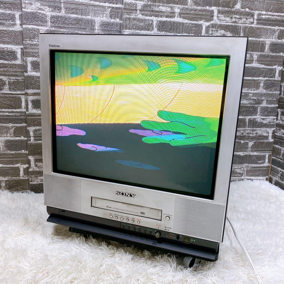SONY トリニトロン ブラウン管テレビ ビデオ　テレビデオ　kV-21SVF1