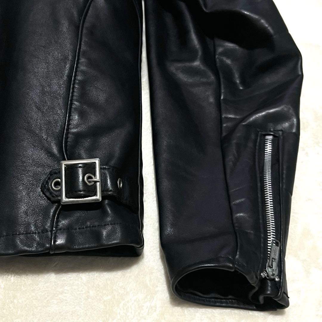 極美品✨Schott シングルライダース 141 ボアライナー付き 黒 38